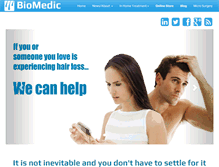 Tablet Screenshot of biomediclaser.com